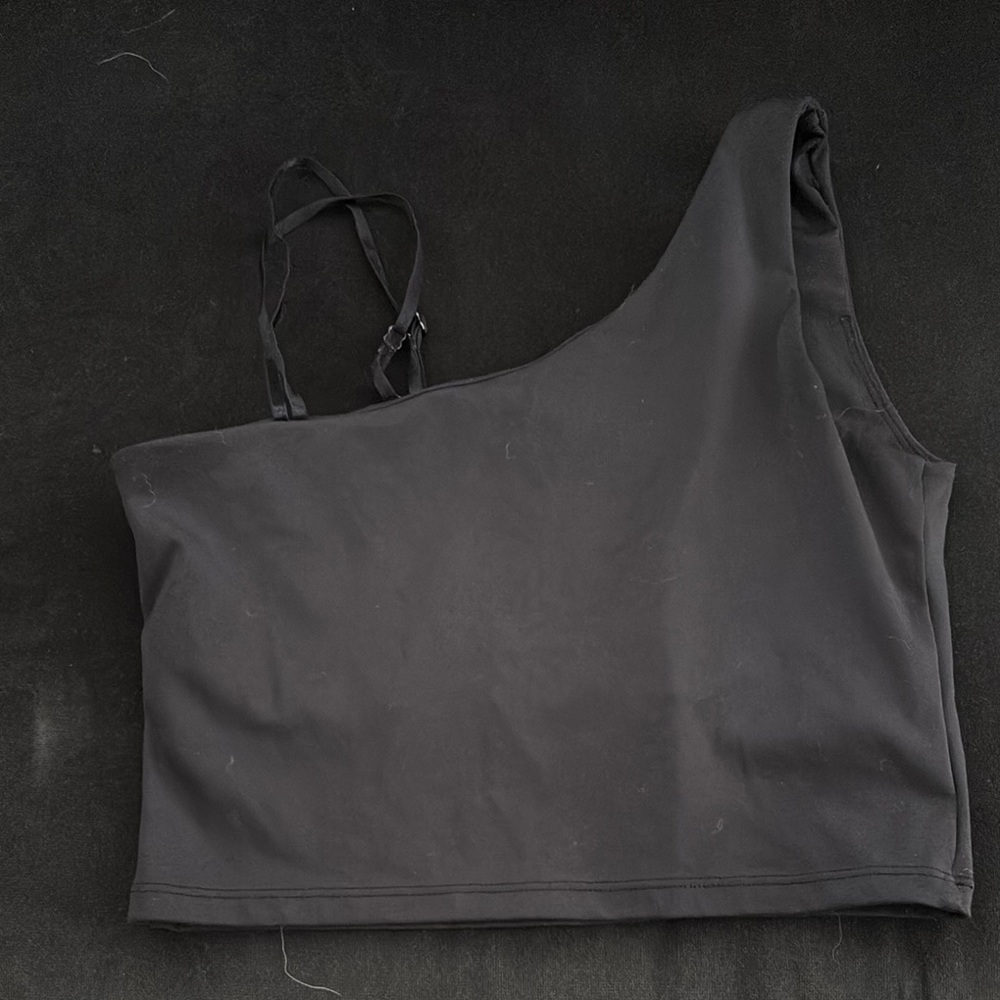Black One-Shoulder Top